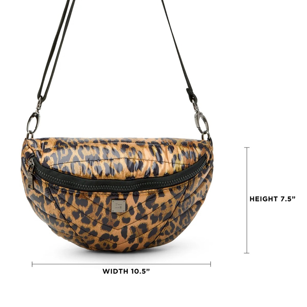 THINK ROYLN Leopard Print Crossbody Bag